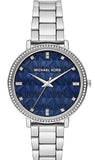 Michael Kors Pyper Blue Dial Silver Steel Strap Watch For Women - MK4671 Buy Now By Michael Kors