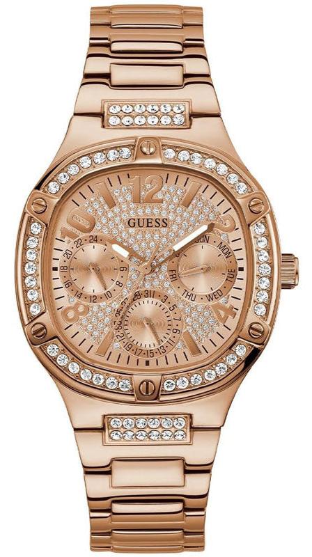 Guess Duchees Quartz Rose Gold Dial Rose Gold Steel Strap Watch For Women - GW0558L3 Buy Now By Guess