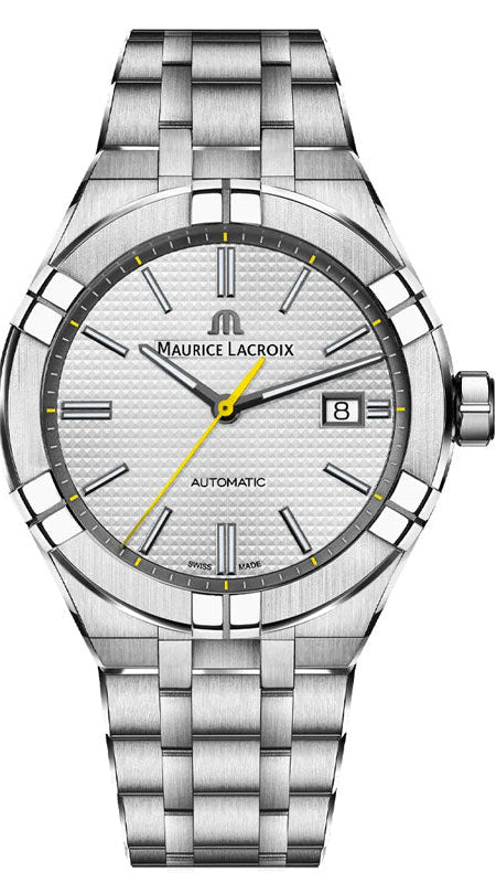 Maurice Lacroix Aikon Automatic Grey Dial Silver Steel Strap Watch For Men - AI6008-SS00F-231-A Buy Now By Maurice Lacroix