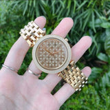 Michael Kors Darci Gold Dial Gold Steel Strap Watch for Women - MK3398 Buy Now By Michael Kors