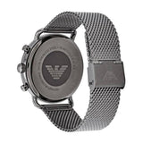 Emporio Armani Aviator Brown Dial Grey Mesh Bracelet Watch For Men - AR11141 Buy Now By Emporio Armani