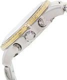 Guess Mini Spectrum Analog Silver Dial Two Tone Steel Strap Watch For Women - W0122L2 Buy Now By Guess