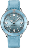 Breitling Superocean Heritage '57 Pastel Paradise Blue Dial Blue Leather Strap Watch for Women - A10340161C1X1 Buy Now By Breitling