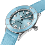 Breitling Superocean Heritage '57 Pastel Paradise Blue Dial Blue Leather Strap Watch for Women - A10340161C1X1 Buy Now By Breitling