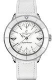 Breitling Superocean Heritage '57 Pastel Paradise White Dial White Leather Strap Watch for Women - A10340A71A1X1 Buy Now By Breitling