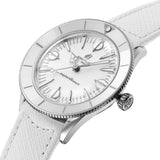 Breitling Superocean Heritage '57 Pastel Paradise White Dial White Leather Strap Watch for Women - A10340A71A1X1 Buy Now By Breitling
