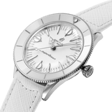 Breitling Superocean Heritage '57 Pastel Paradise White Dial White Leather Strap Watch for Women - A10340A71A1X1 Buy Now By Breitling