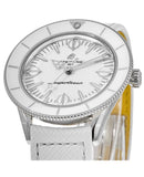 Breitling Superocean Heritage '57 Pastel Paradise White Dial White Leather Strap Watch for Women - A10340A71A1X1 Buy Now By Breitling