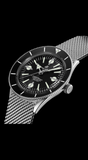 Breitling Superocean Heritage '57 Black Dial Silver Mesh Bracelet Watch for Men - A10370121B1A1 Buy Now By Breitling