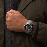 Breitling Superocean Heritage '57 Black Dial Silver Mesh Bracelet Watch for Men - A10370121B1A1 Buy Now By Breitling