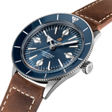Breitling Superocean Heritage '57 Blue Dial Brown Leather Strap Watch for Men - A10370161C1X1 Buy Now By Breitling