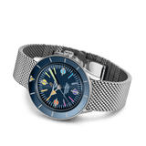 Breitling Superocean Heritage '57 Special Edition II Blue Dial Silver Mesh Bracelet Watch for Men - A103702A1C1A1 Buy Now By Breitling