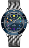 Breitling Superocean Heritage '57 Special Edition II Blue Dial Silver Mesh Bracelet Watch for Men - A103702A1C1A1 Buy Now By Breitling