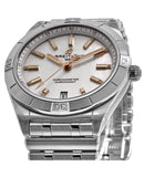 Breitling Chronomat 36 Mother of Pearl Dial Silver Steel Strap Watch for Women - A10380101A4A1 Buy Now By Breitling