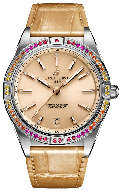 Breitling Chronomat Automatic 36 South Sea Brown Dial Brown Leather Strap Watch for Women - A10380611A1P1 Buy Now By Breitling