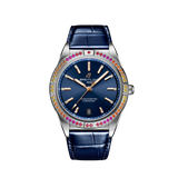 Breitling Chronomat Automatic 36 South Sea Blue Dial Blue Leather Strap Watch for Women - A10380611C1P1 Buy Now By Breitling