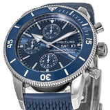 Breitling Superocean Heritage Chronograph 44 Blue Dial Blue Mesh Bracelet Watch for Men - A13313161C1S1 Buy Now By Breitling
