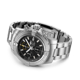Breitling Avenger Chronograph 45mm Black Dial Silver Steel Strap Watch for Men - A13317101B1A1 Buy Now By Breitling