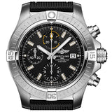 Breitling Avenger Chronograph 45mm Black Dial Black Leather Strap Watch for Men - A13317101B1X1 Buy Now By Breitling