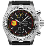 Breitling Avenger Chronograph 45mm Swiss Air Force Team Black Dial Black Nylon Strap Watch for Men - A133171A1B1X1 Buy Now By Breitling