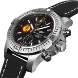 Breitling Avenger Chronograph 45mm Swiss Air Force Team Black Dial Black Nylon Strap Watch for Men - A133171A1B1X1 Buy Now By Breitling