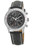 Breitling Navitimer 1 Chronograph 41mm Automatic Black Dial Black Leather Strap Mens Watch - A13324121B1P1 Buy Now By Breitling