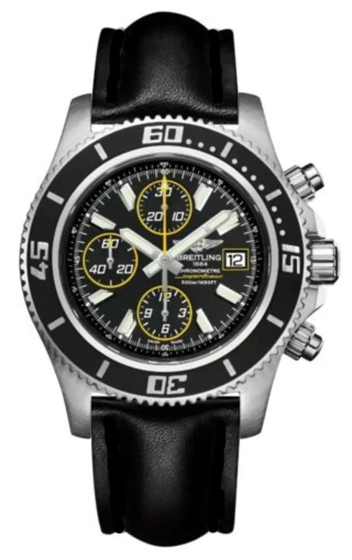 Breitling Superocean Chronograph II Black Dial 44mm Automatic Mens Watch - A1334102/BA82 Buy Now By Breitling