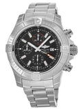 Breitling Super Avenger Chronograph 48 Black Dial Silver Steel Strap Watch for Men - A13375101B1A1 Buy Now By Breitling
