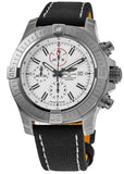 Breitling Super Avenger Chronograph 48 White Dial Black Nylon Strap Watch for Men - A133751A1A1X1 Buy Now By Breitling