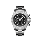Breitling Avenger Chronograph 43 Black Dial Silver Steel Strap Watch for Men - A13385101B1A1 Buy Now By Breitling
