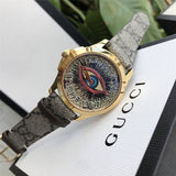 Gucci G Timeless Eye Beige Dial Beige Leather Strap Watch For Men - YA1264022 Buy Now By Gucci