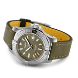 Breitling Avenger Automatic GMT 43 Green Dial Green Nylon Strap Watch for Men - A17318101L1X1 Buy Now By Breitling