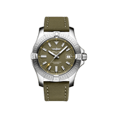 Breitling Avenger Automatic GMT 43 Green Dial Green Nylon Strap Watch for Men - A17318101L1X1 Buy Now By Breitling