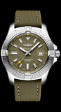 Breitling Avenger Automatic GMT 43 Green Dial Green Nylon Strap Watch for Men - A17318101L1X1 Buy Now By Breitling