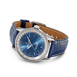 Breitling Navitimer Automatic 38mm Blue Dial Blue Leather Strap Mens Watch - A17325211C1P1 Buy Now By Breitling