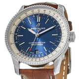Breitling Navitimer Automatic 38mm Blue Dial Brown Leather Strap Mens Watch - A17325211C1P2 Buy Now By Breitling