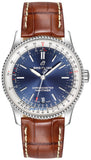 Breitling Navitimer Automatic 38mm Blue Dial Brown Leather Strap Mens Watch - A17325211C1P2 Buy Now By Breitling