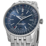 Breitling Navitimer Automatic 41mm Blue Dial Silver Steel Strap Watch for Men - A17326161C1A1 Buy Now By Breitling
