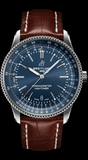 Breitling Navitimer 1 Automatic 41mm Blue Dial Brown Steel Strap Watch for Men - A17326161C1P1 Buy Now By Breitling
