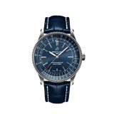Breitling Navitimer Automatic 41 Blue Dial Blue Leather Strap Watch for Men - A17326161C1P3 Buy Now By Breitling