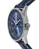 Breitling Navitimer Automatic 41 Blue Dial Blue Leather Strap Watch for Men - A17326161C1P3 Buy Now By Breitling