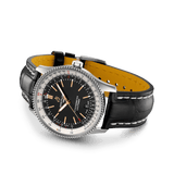 Breitling Navitimer 1 Automatic 41mm Black Dial Black Leather Strap Mens Watch - A17326211B1P1 Buy Now By Breitling