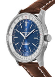 Breitling Navitimer 1 Automatic 41mm Blue Dial Brown Leather Strap Mens Watch - A17326211C1P1 Buy Now By Breitling