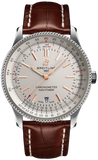 Breitling Navitimer Automatic 41 White Dial Brown Leather Strap Watch for Men - A17326211G1P2 Buy Now By Breitling