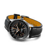 Breitling Automatic 41mm Black Dial Black Leather Strap Watch for Men - A17326241B1P1 Buy Now By Breitling