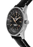 Breitling Automatic 41mm Black Dial Black Leather Strap Watch for Men - A17326241B1P1 Buy Now By Breitling