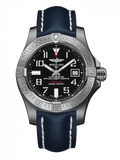 Breitling Avenger II Seawolf Stainless Steel 45mm Blue Leather Strap Mens Watch - A1733110/BC31/112X Buy Now By Breitling