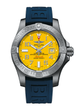 Breitling Avenger II Seawolf Yellow Dial Blue Rubber Strap 45mm Mens Watch - A1733110/I519/157S Buy Now By Breitling