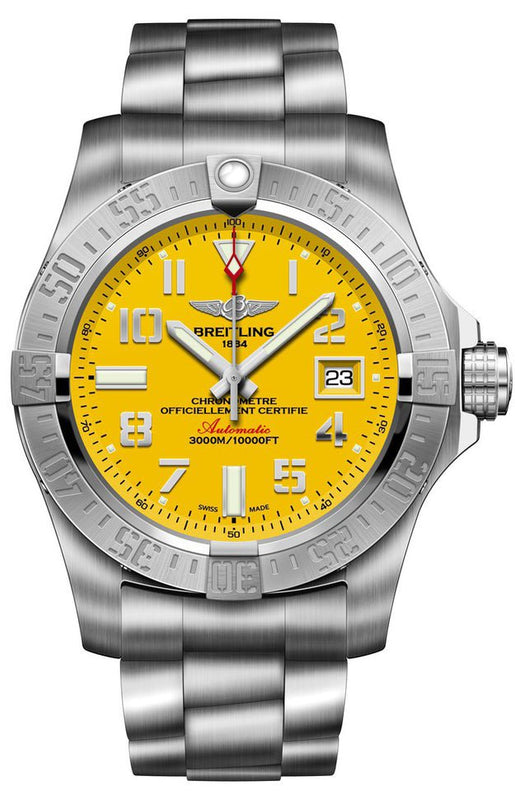 Breitling Avenger II Seawolf Stainless Steel 45mm Mens Watch - A1733110/I519 Buy Now By Breitling