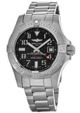 Breitling Avenger II Seawolf 45mm Grey Dial Silver Steel Strap Mens Watch - A1733110/F563 Buy Now By Breitling
